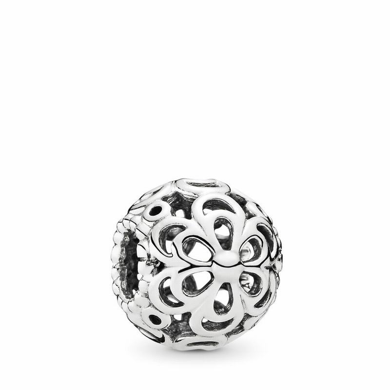 Pandora Picking Daisies Flower Charm Silver Egypt WT2784591